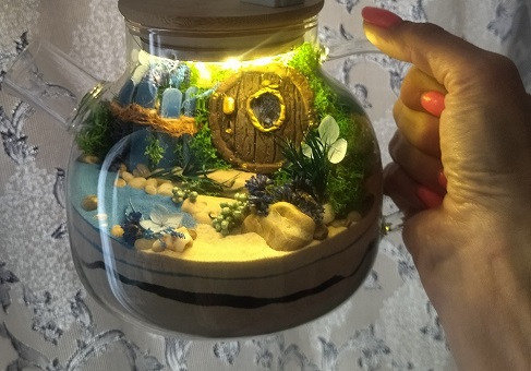 Сказочный домик Рослов Егор, 4 года, МБОУ Менделеевская СОШ, ДО 30, д. Чашниково, мкрн. Искра, Солнечногорский район, Московская область, воспитатель: Егор Рослов